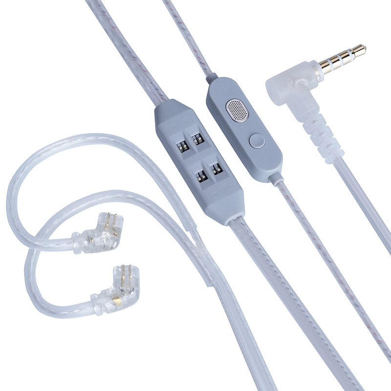 Wired Earphone Mic - Pre-order KZ T8 In-ear Monitor Cable