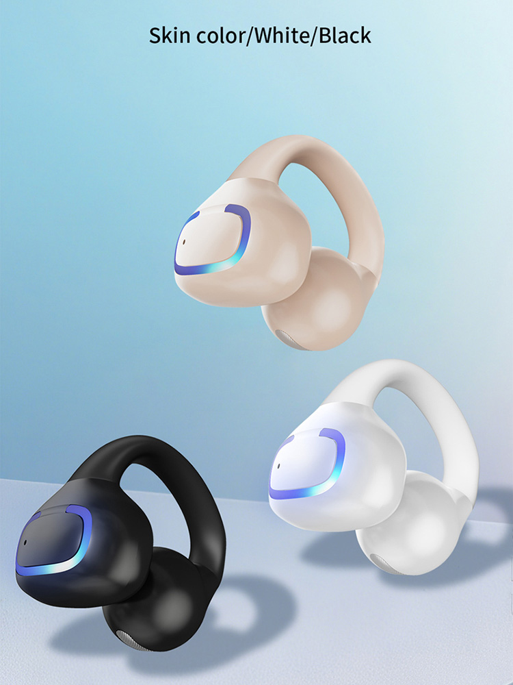 Bluetooth Headset On Ear - Wireless Ear Clip On Earphone Bluetooth-Compatible