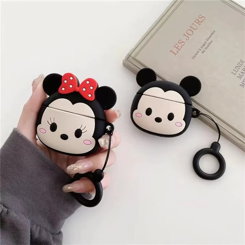 Earbuds Charging Case - Disney Minnie Mickey Earphone Case for