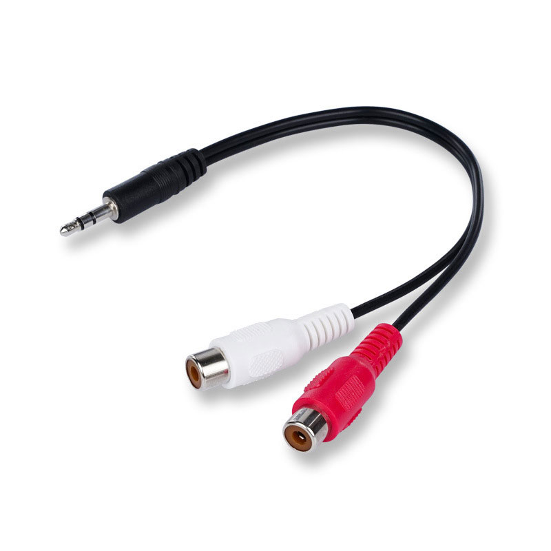 Cable Extension 3.5 - 3.5 Jack Male to 2RCA 2AV