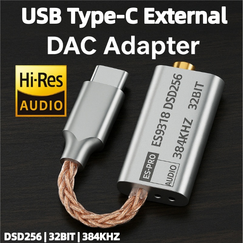 USB DAC Headphone Amplifier ES - Usb C Earphone reseña y precio