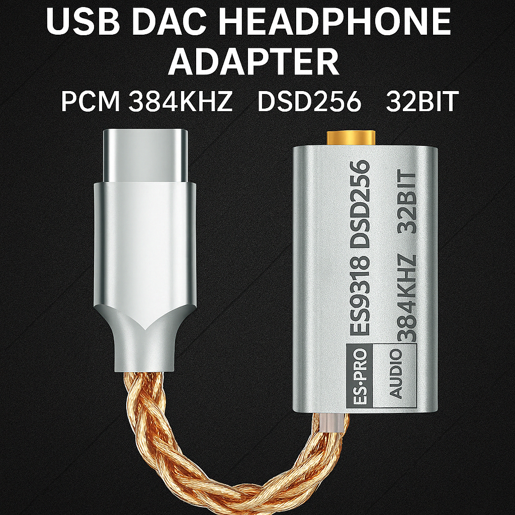 USB DAC Headphone Amplifier ES - Usb C Earphone reseña y precio
