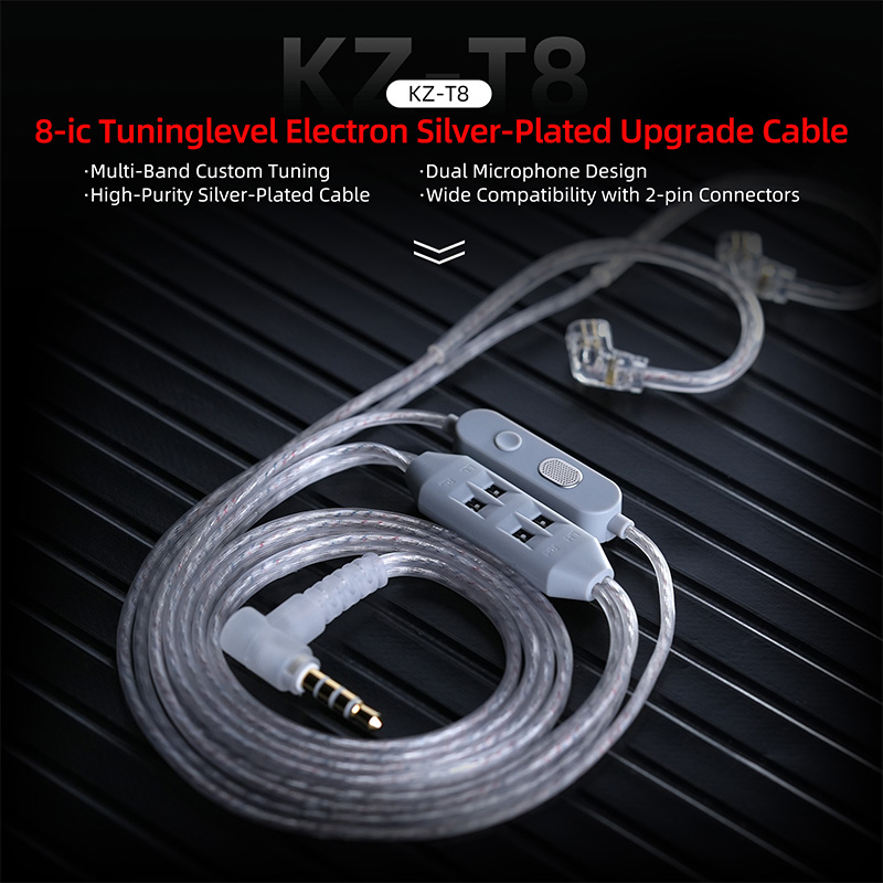 Pre-order KZ T8 In-ear Monitor - Wired Earphone Mic reseña y precio