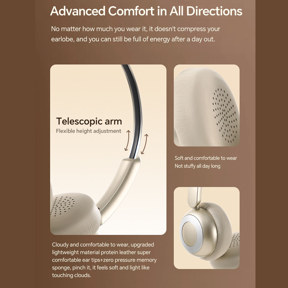 Poyatu Retro Wireless Headphon - Bluetooth Headset On Ear reseña y precio