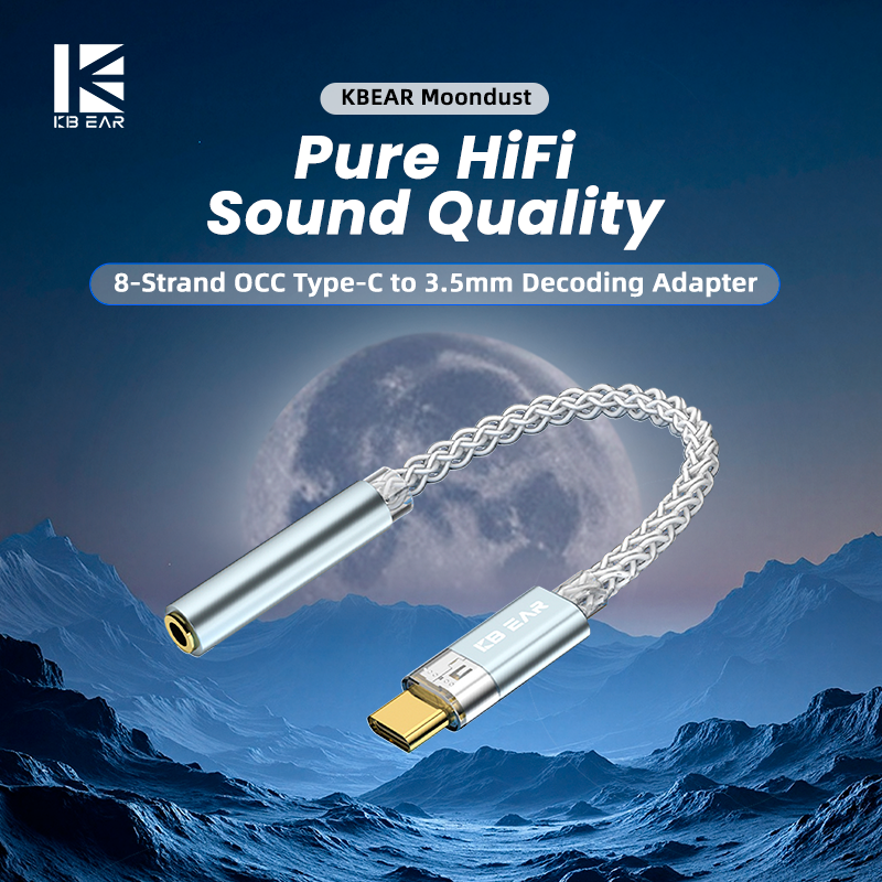 KBEAR Moondust HIFI DAC Earpho - Usb C Earphone reseña y precio