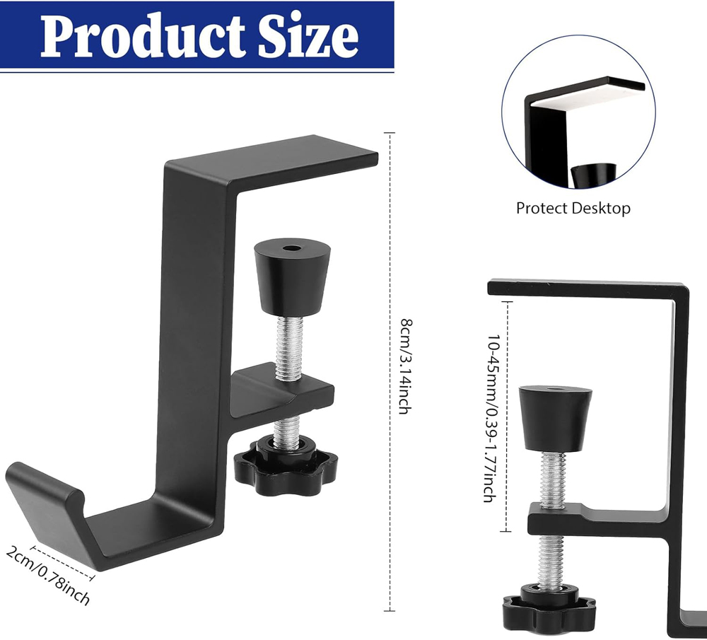 Aluminum Alloy Headphone Hook  - Headphone Stand Desk reseña y precio