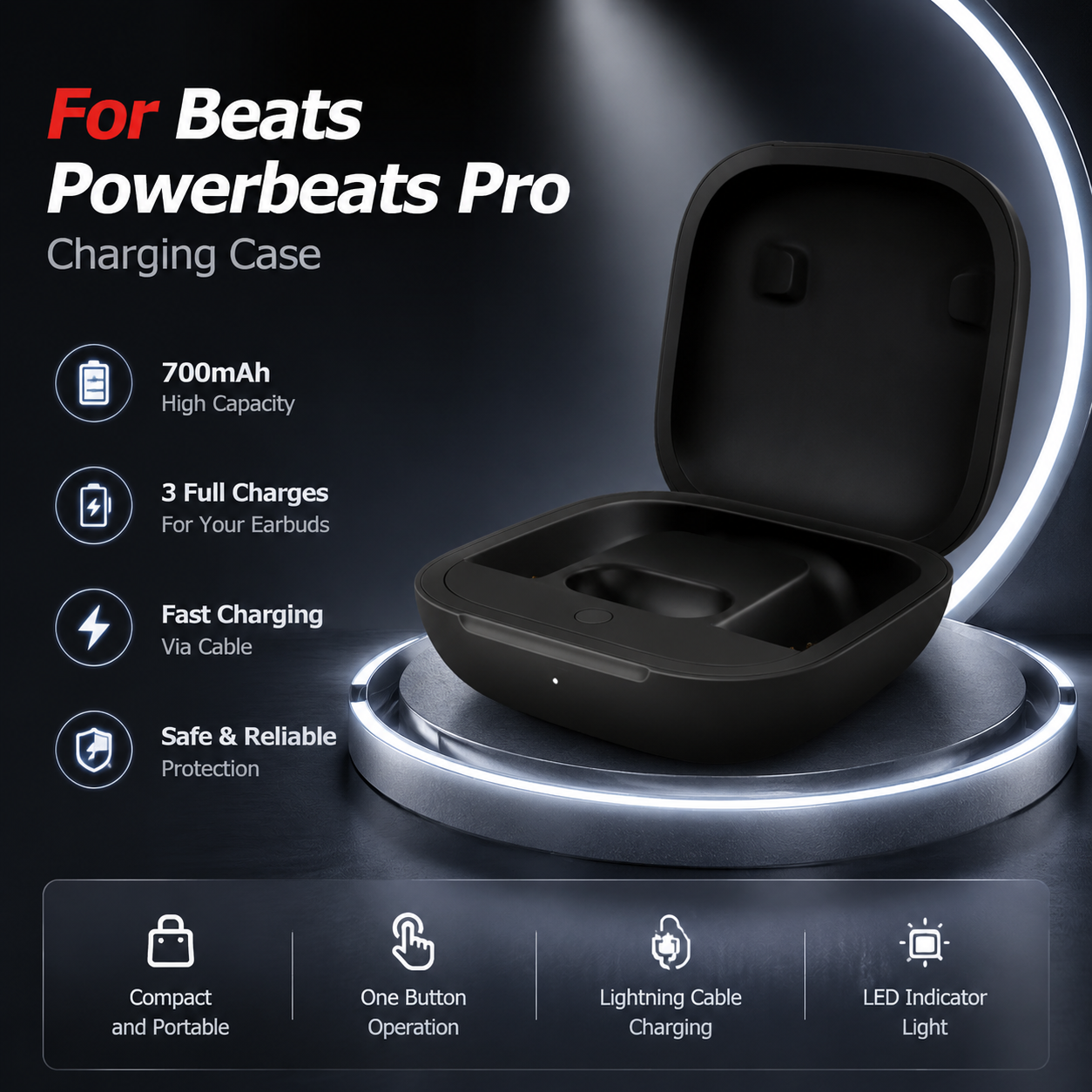 Replacement Charging Case For  - Earbuds Charging Case reseña y precio