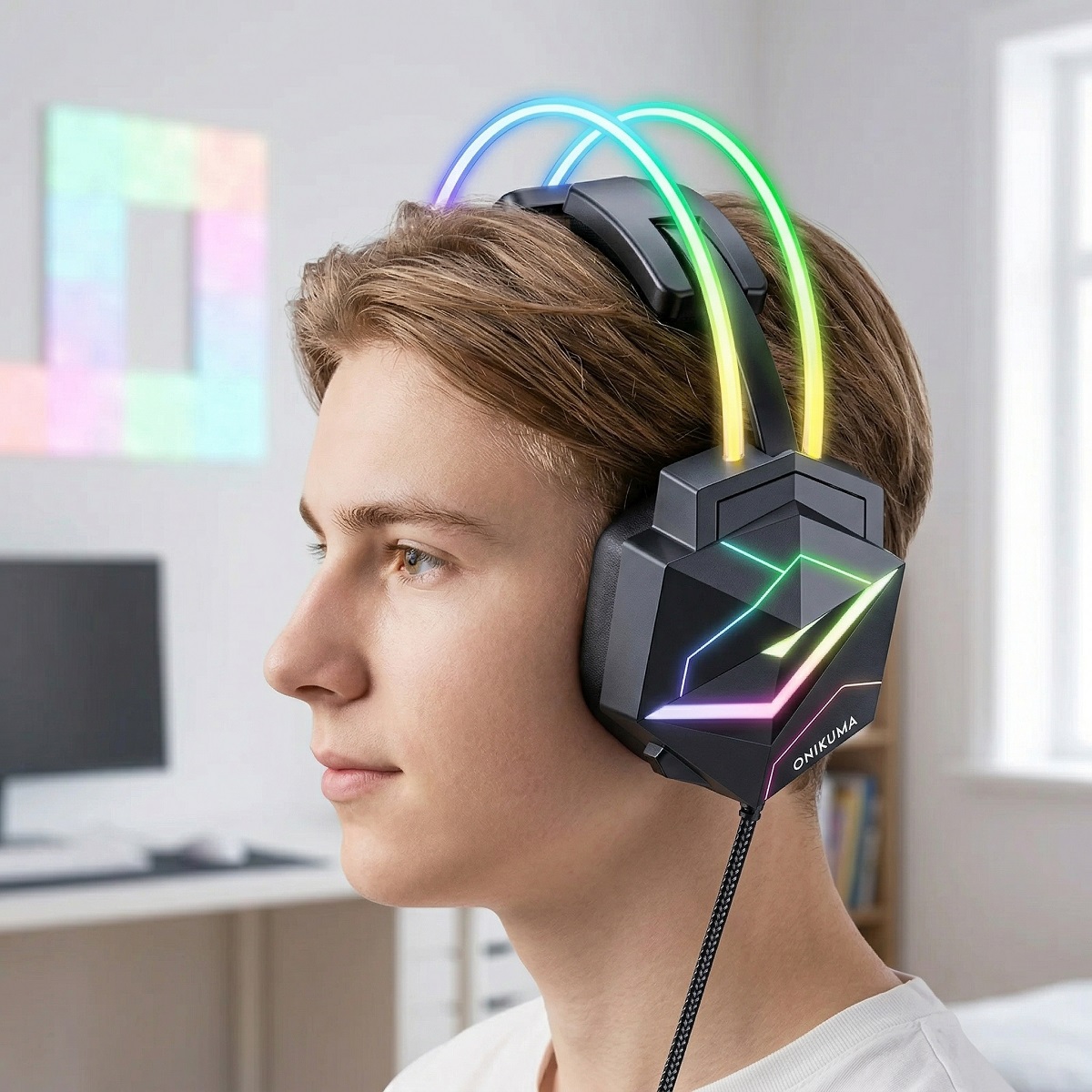 ONIKUMA Gaming Headset Wired H - Gaming Headset Rgb reseña y precio