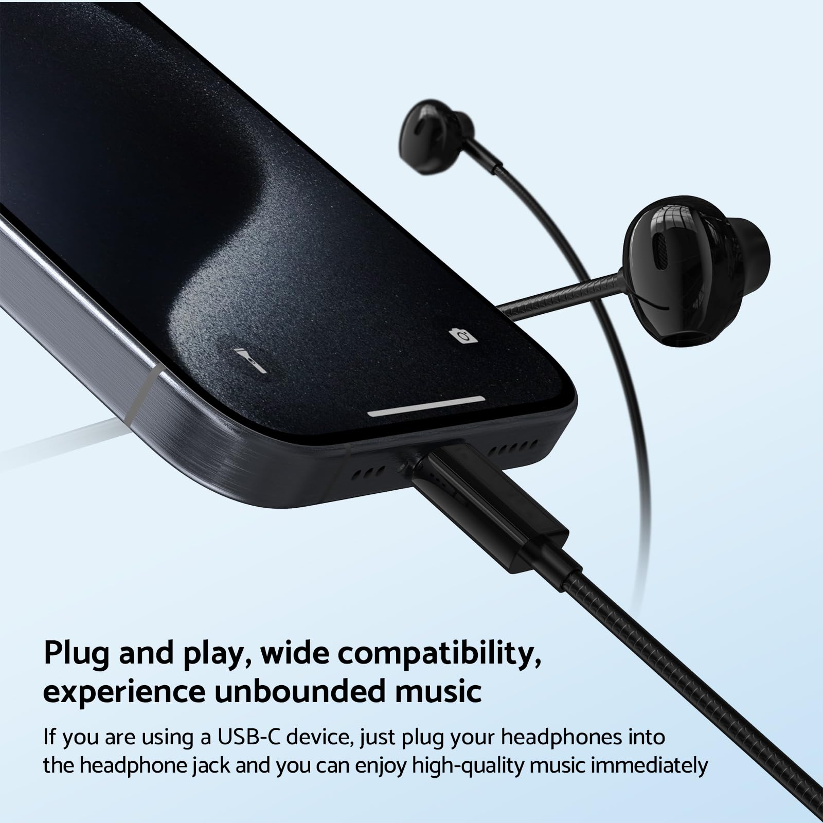9D Bass Stereo Type C and 3.5m - Wired Earphone Mic reseña y precio