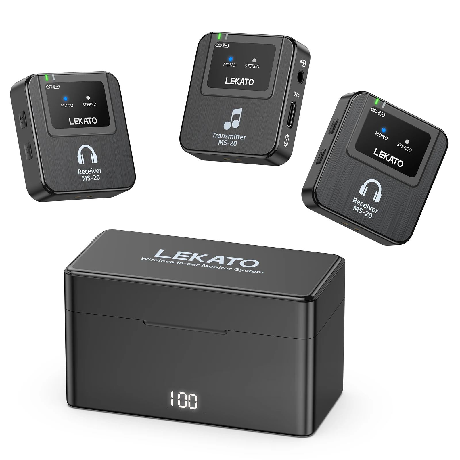 Lekato Wireless In-Ear Monitor - In Ear Monitor Iem reseña y precio