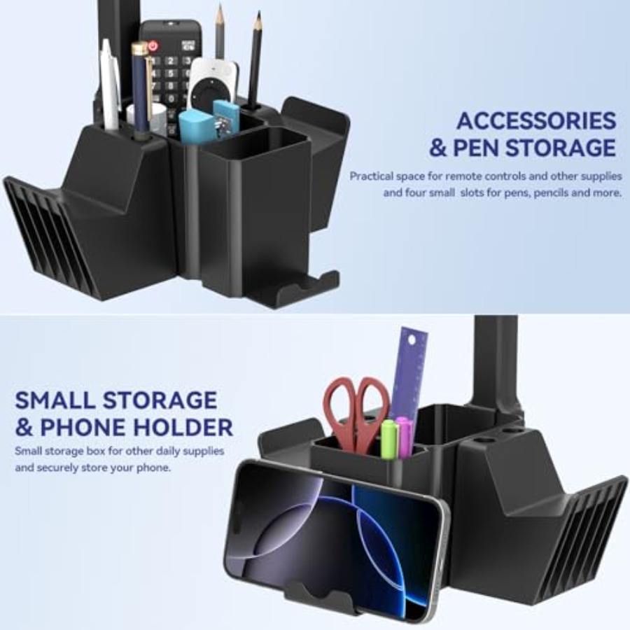 Dual Controller Holder with He - Headphone Stand Desk reseña y precio