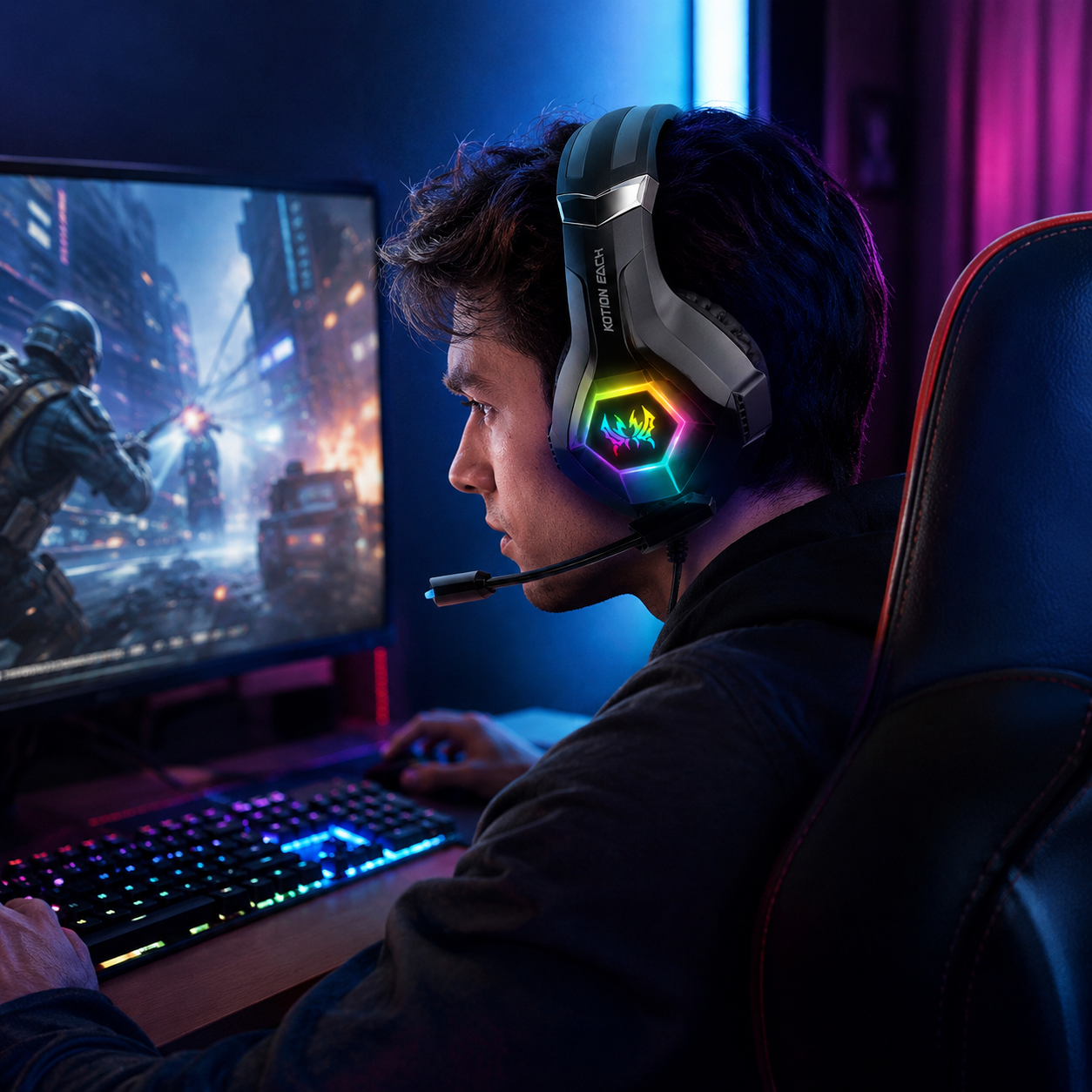 GS450 Wired Gaming Headset RGB - Gaming Headset Rgb reseña y precio