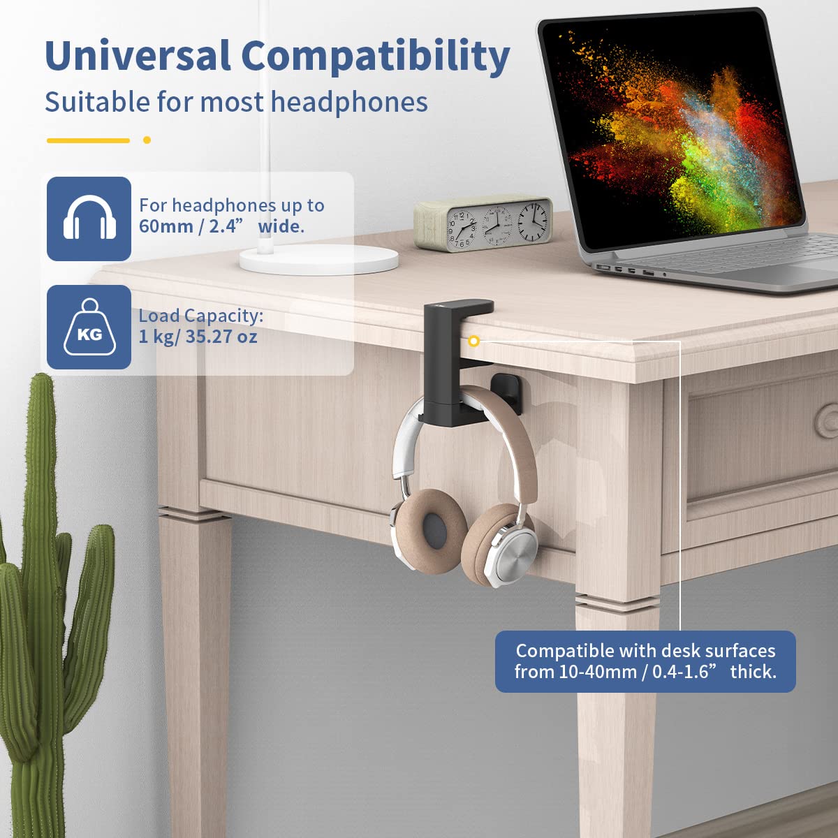 360° Rotating Headphone Stand  - Headphone Stand Desk reseña y precio