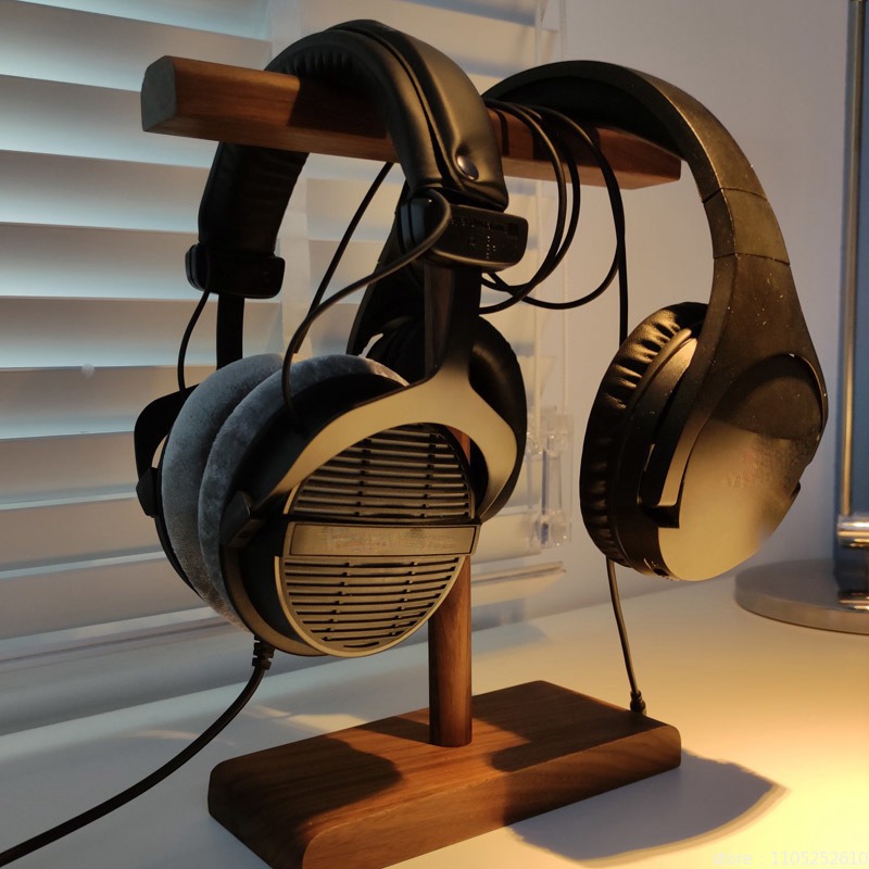Wooden Stand Holder for Headse - Headphone Stand Desk reseña y precio