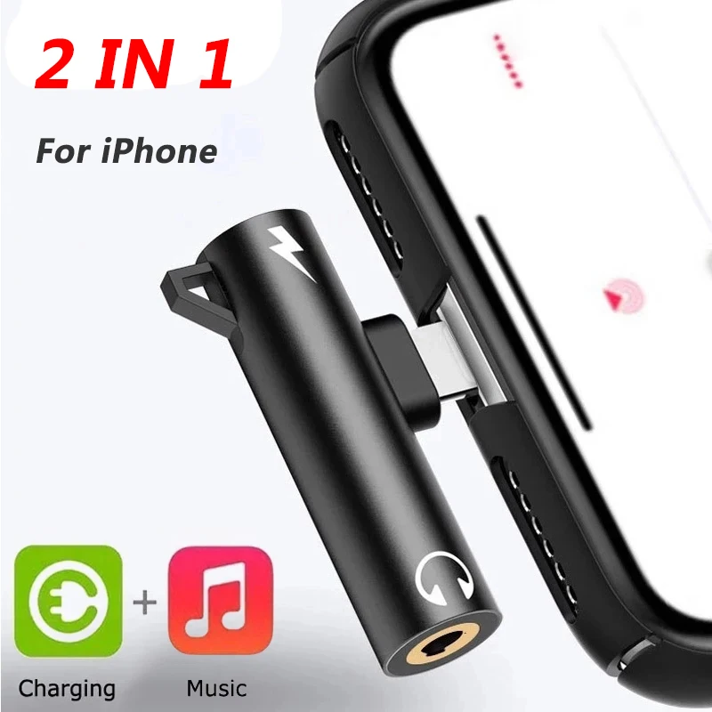 2 In1 Adapter Splitter For iPh - Earphone Splitter Jack reseña y precio