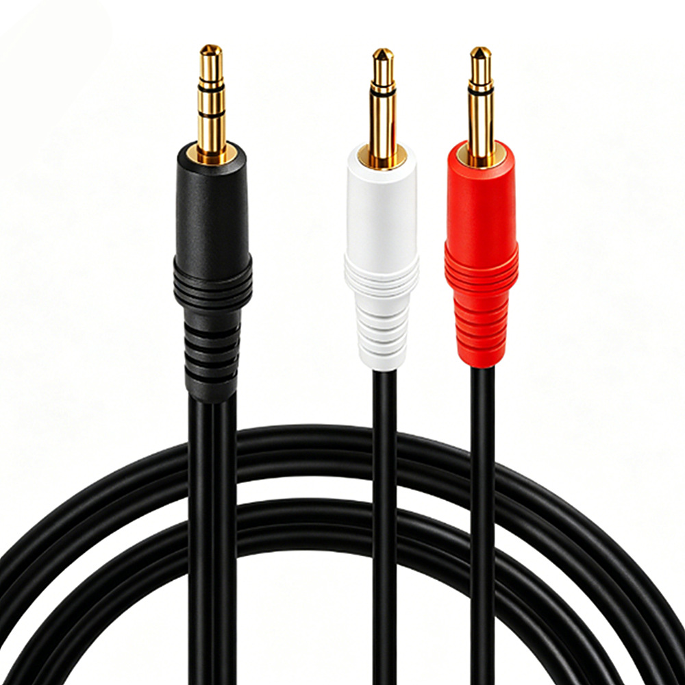 3.5mm TRS Stereo Male To Dual  - Cable Extension 3.5 reseña y precio
