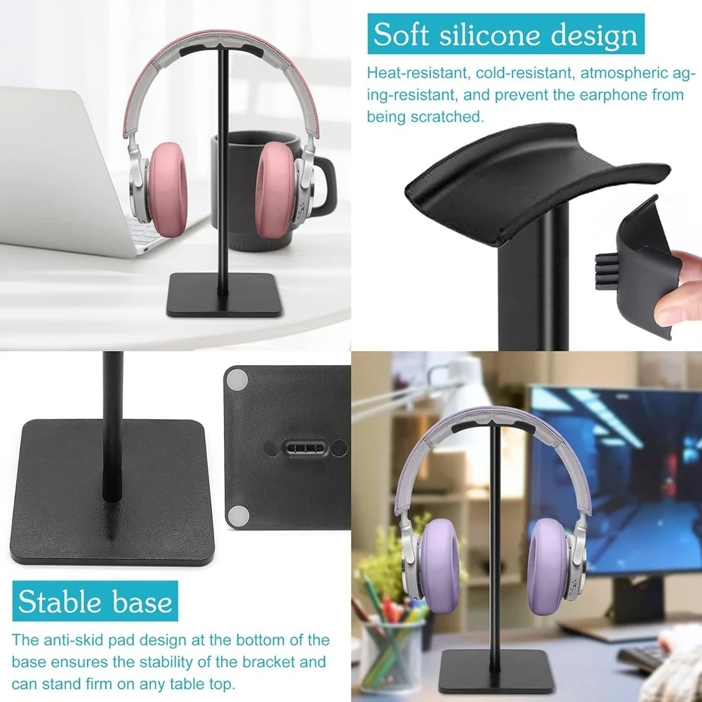 Headphone Stand Desktop Headse - Headphone Stand Desk reseña y precio