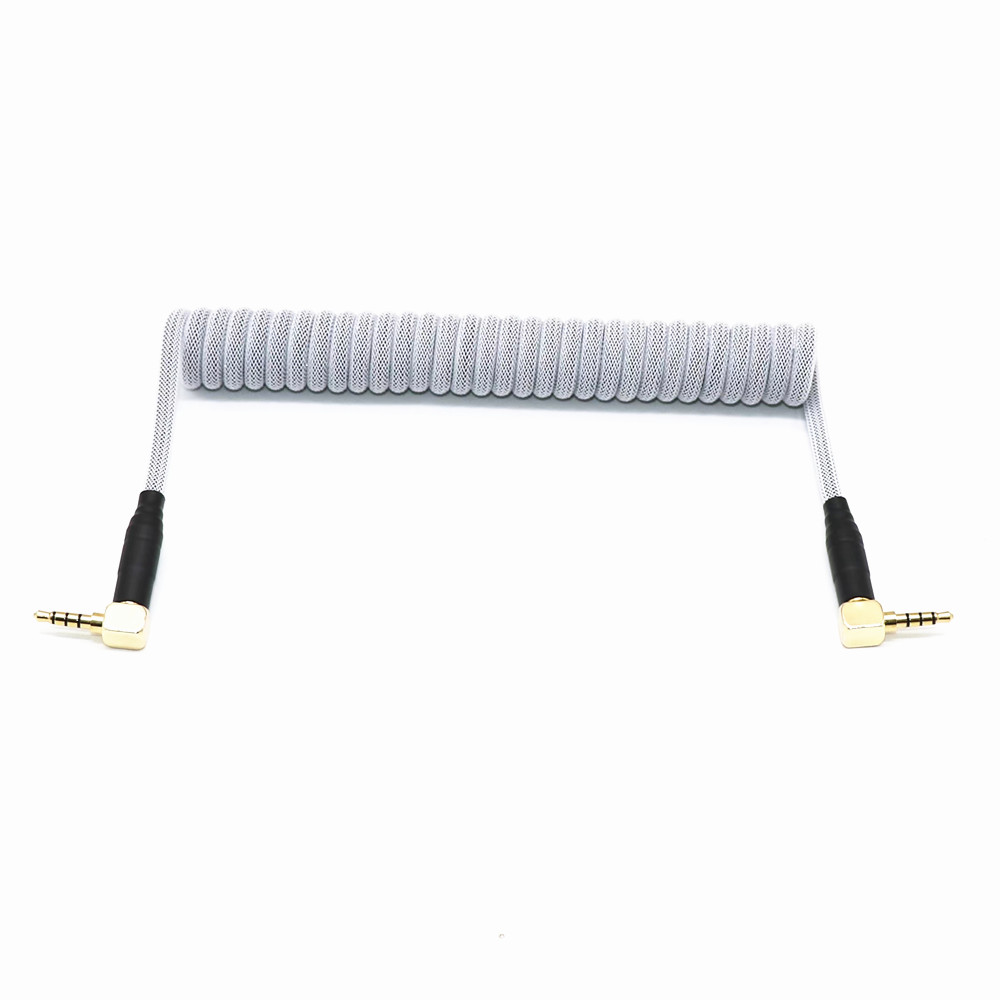 3.5mm TRS TRRS to TRRS Spring  - Cable Extension 3.5 reseña y precio
