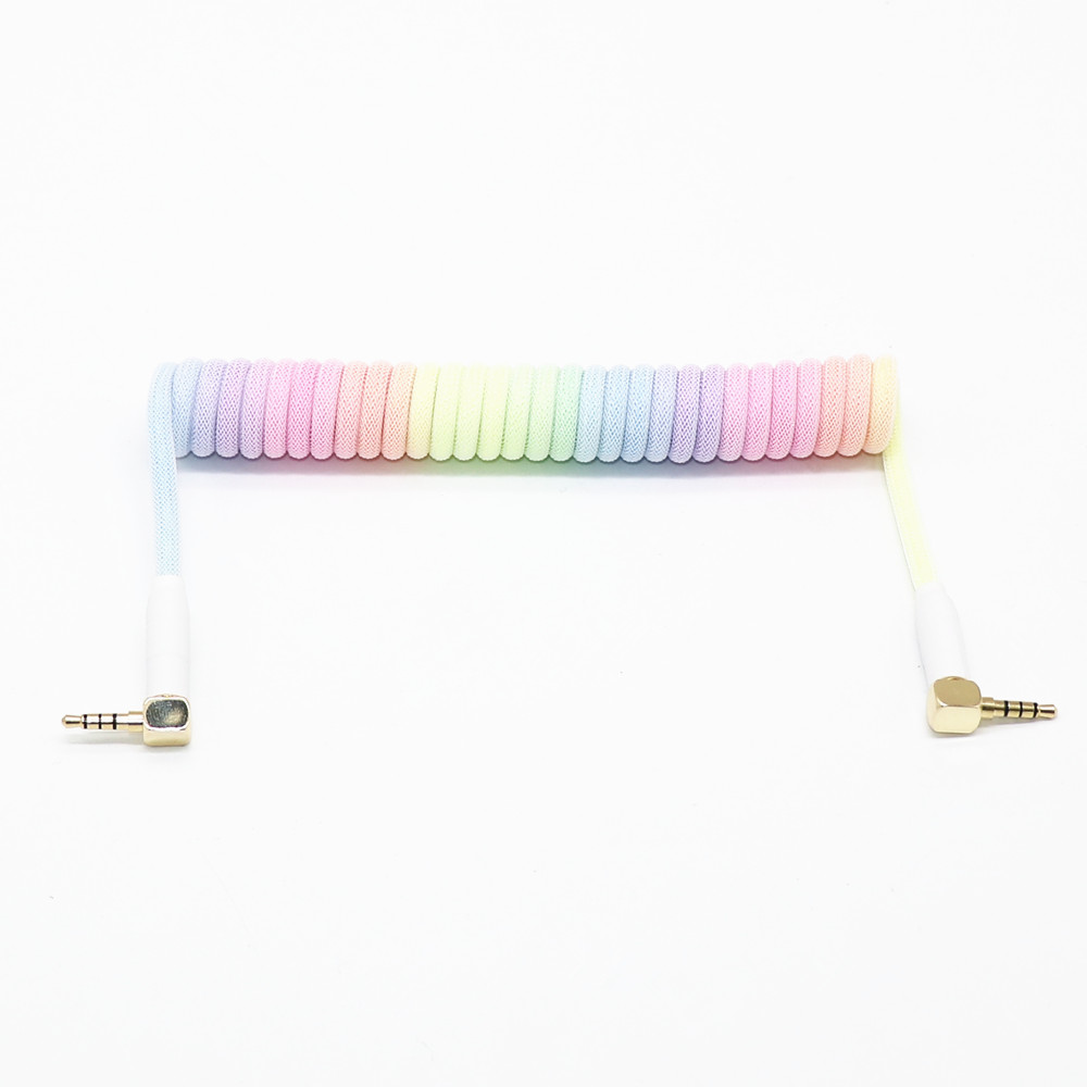 3.5mm TRS TRRS to TRRS Spring  - Cable Extension 3.5 reseña y precio