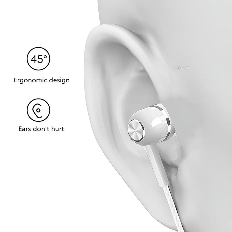 1/2/3/4Pcs 3.5mm Wired Earphon - Wired Earphone Mic reseña y precio