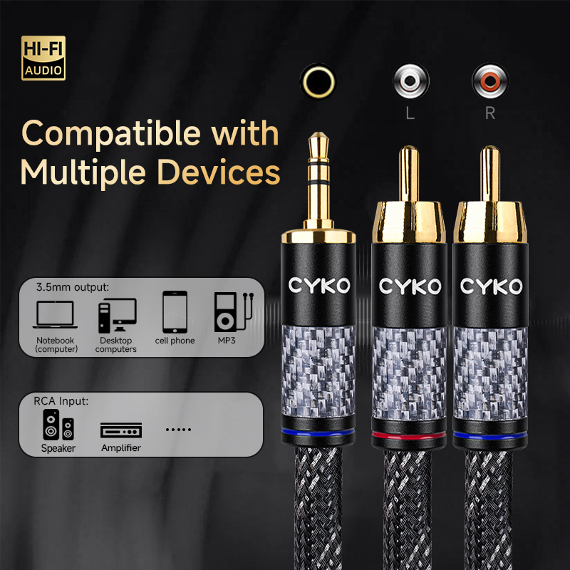 CYKO Hifi 6N OFC Audio Cable 3 - Cable Extension 3.5 reseña y precio