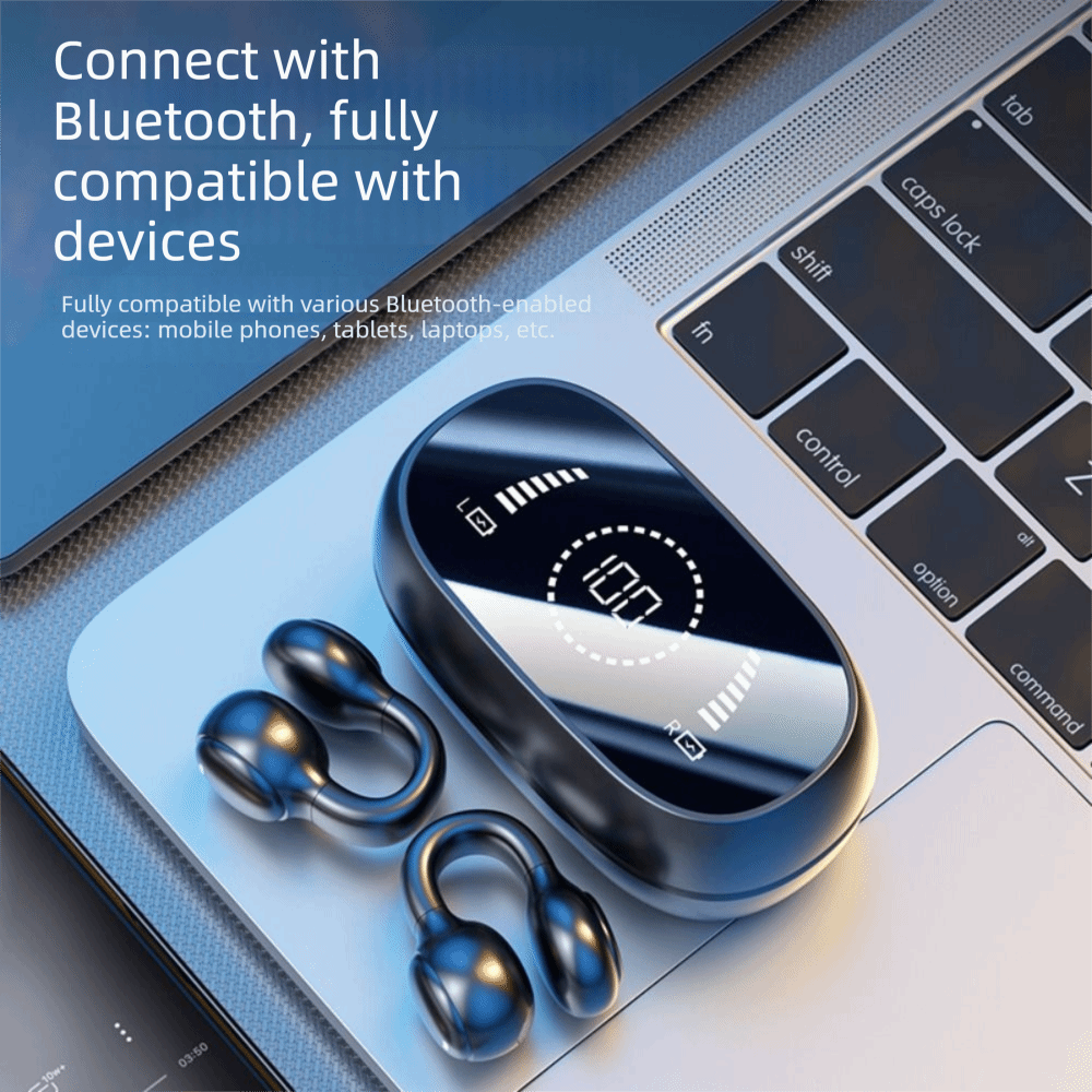 Charging Earphones Bone Conduc - Bluetooth Headset On Ear reseña y precio