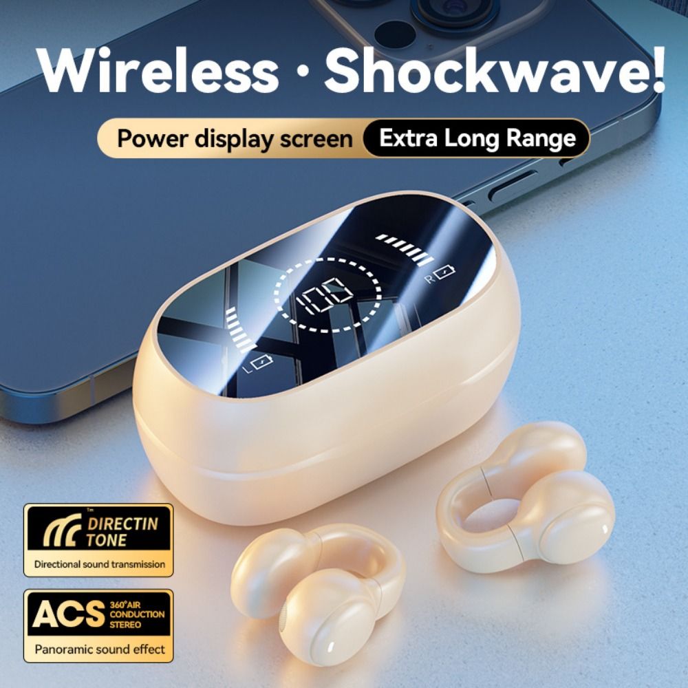 Charging Earphones Bone Conduc - Bluetooth Headset On Ear reseña y precio