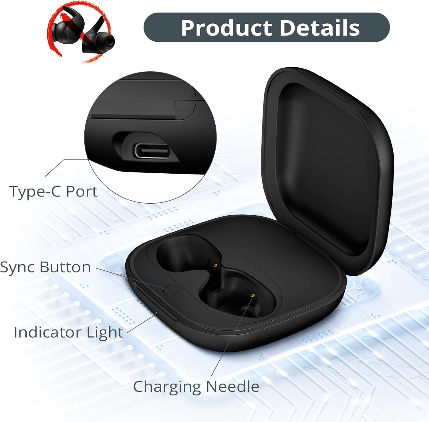 700mAh Battery Earphone Chargi - Usb C Earphone reseña y precio