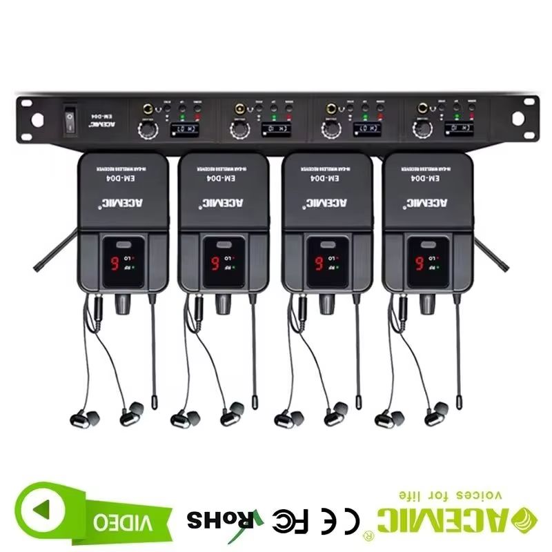 4 Channel Wireless In-Ear Moni - In Ear Monitor Iem reseña y precio
