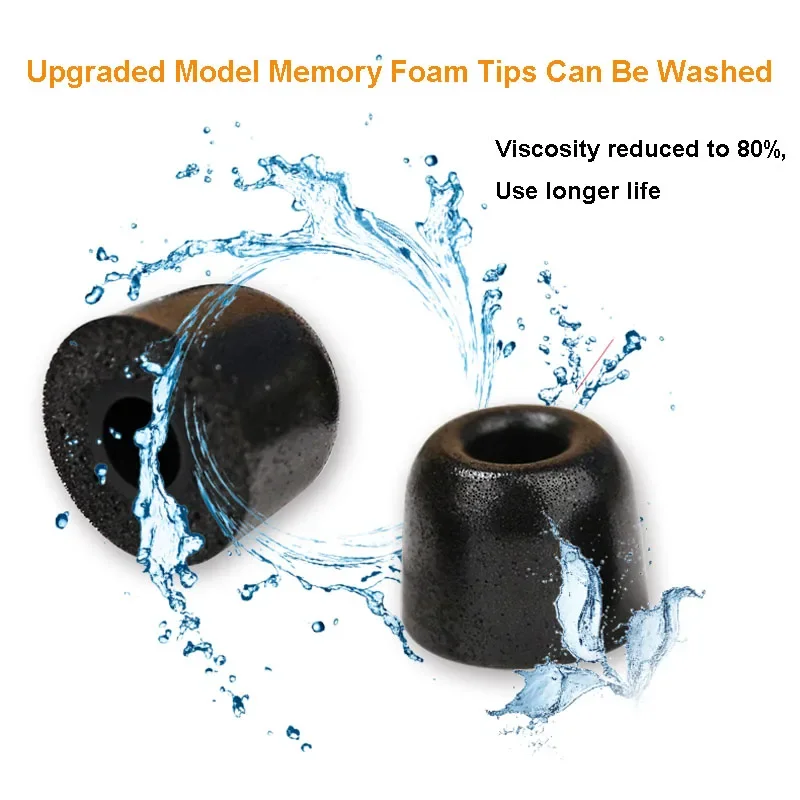 12Pair ANJIRUI Memory Foam Ear - Earphone Foam Tip reseña y precio