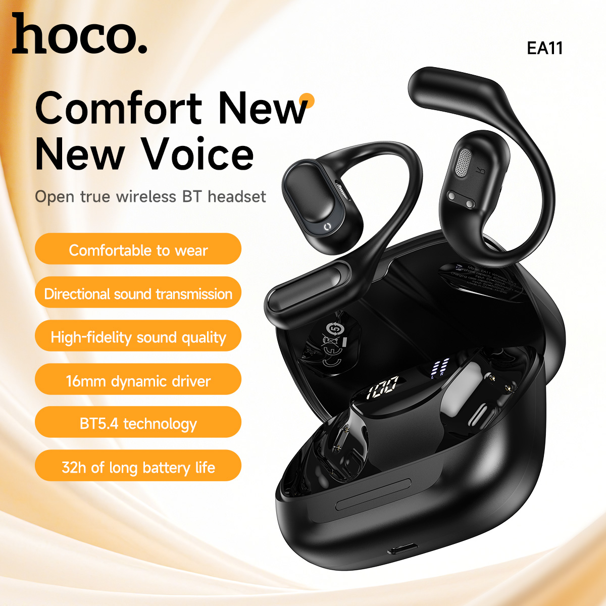 HOCO Open-Ear Wireless Bluetoo - Sports Earphone Hook reseña y precio