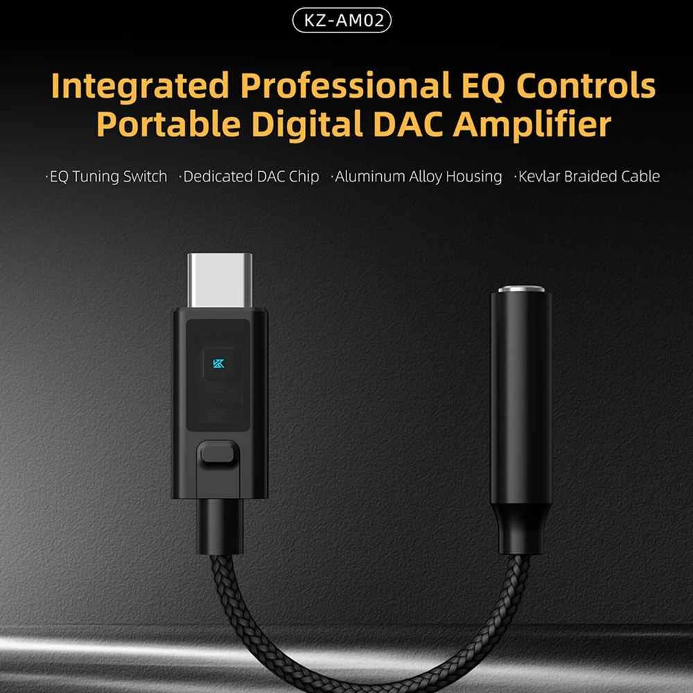 KZ AM02 Portable Digital Earph - Usb C Earphone reseña y precio