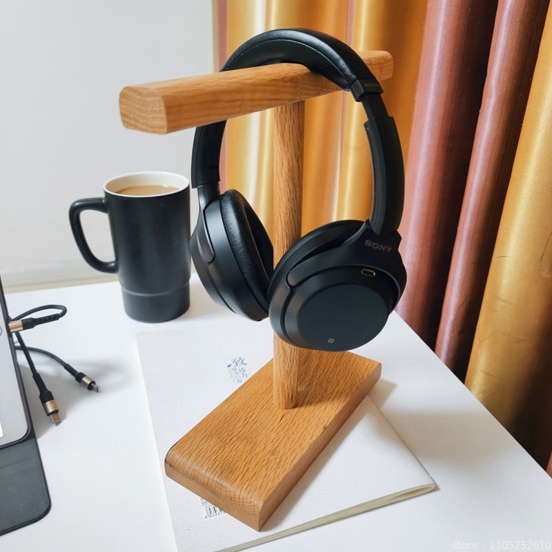 Wooden Stand Holder for Headse - Headphone Stand Desk reseña y precio