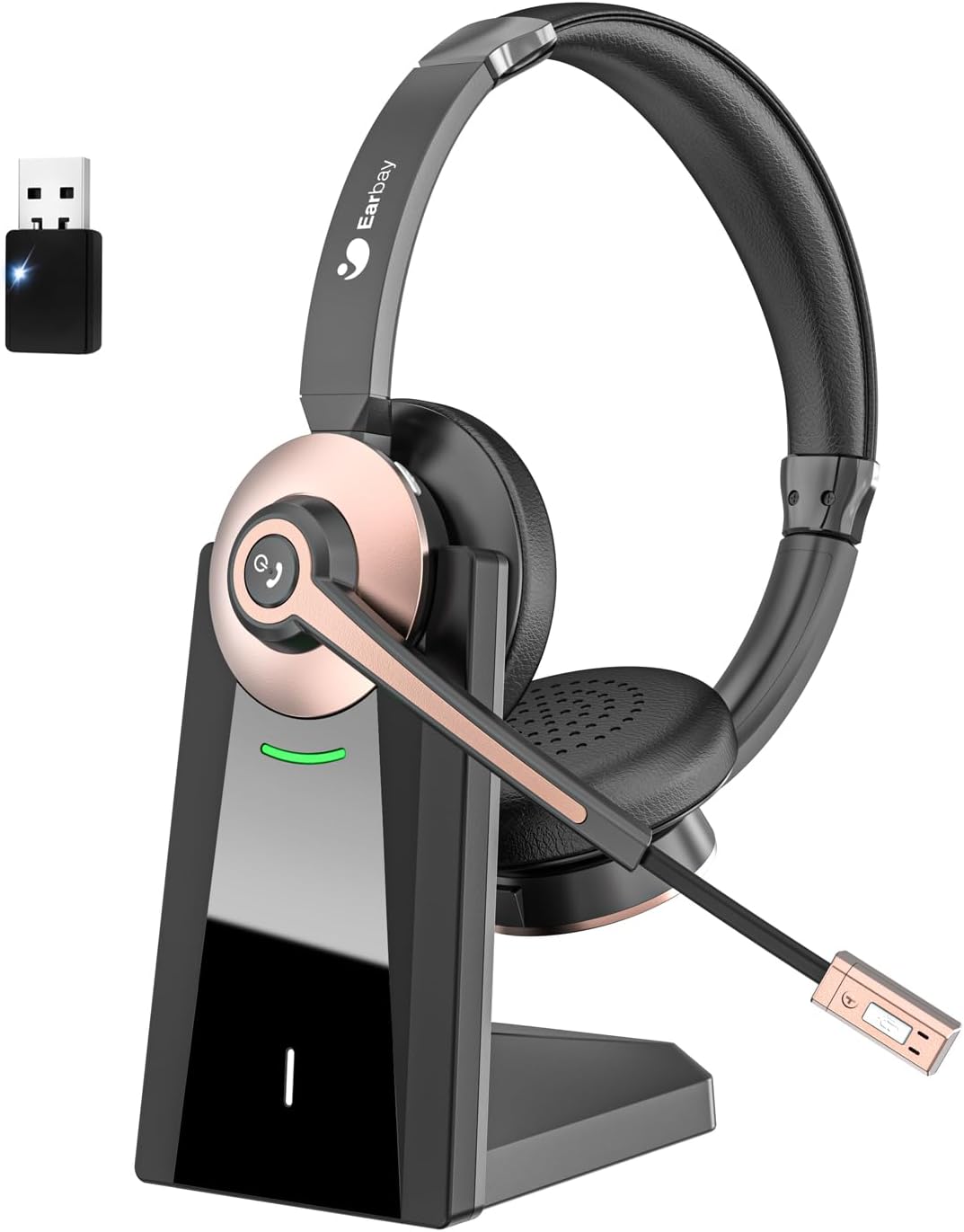 Wireless Headset with Mic, Noi - Noise Cancelling Headphone reseña y precio