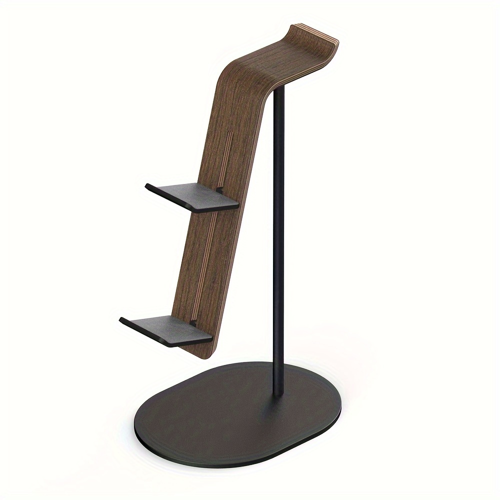Wooden Controller & Headset Ho - Headphone Stand Desk reseña y precio