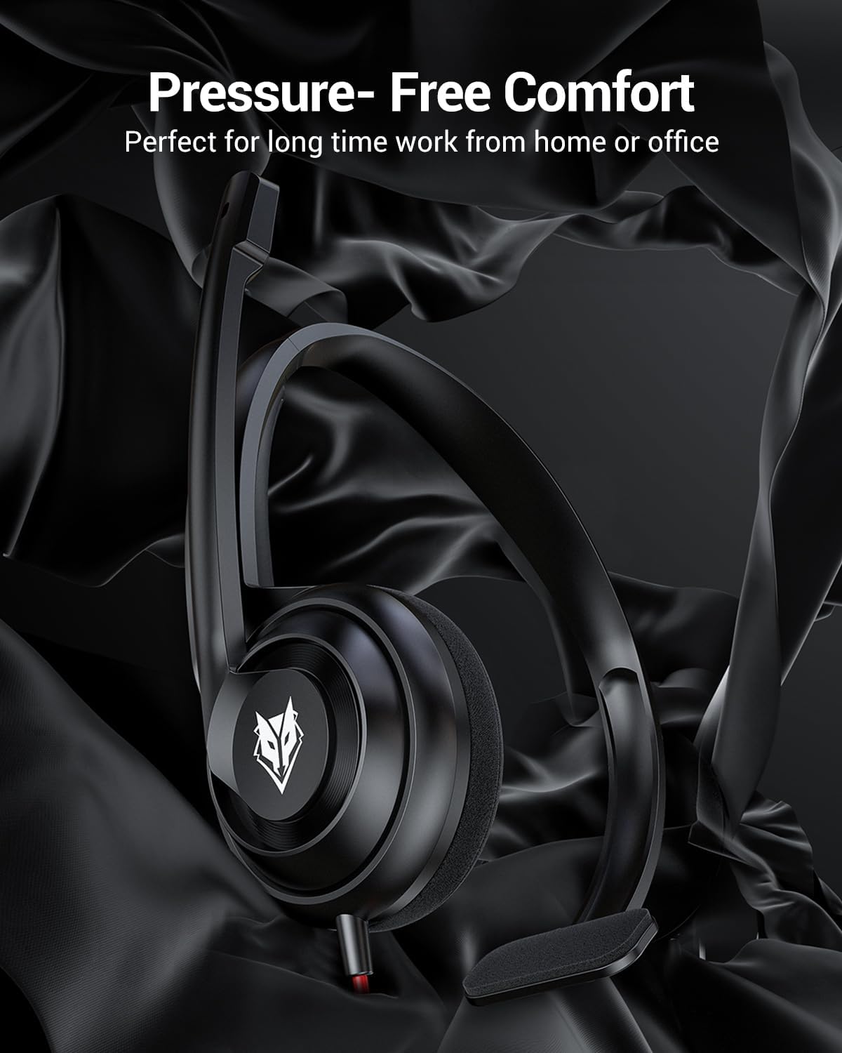 NUBWO HW02 USB Headset with Mi - Bluetooth Headset On Ear reseña y precio