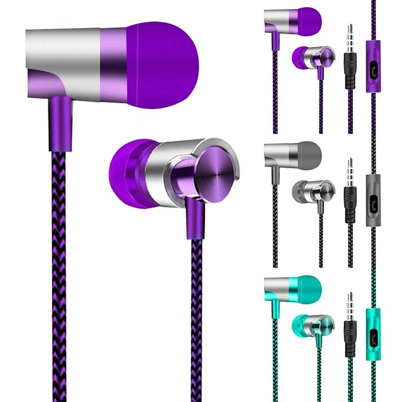 9D Stereo Wired Headphones Bas - Wired Earphone Mic reseña y precio