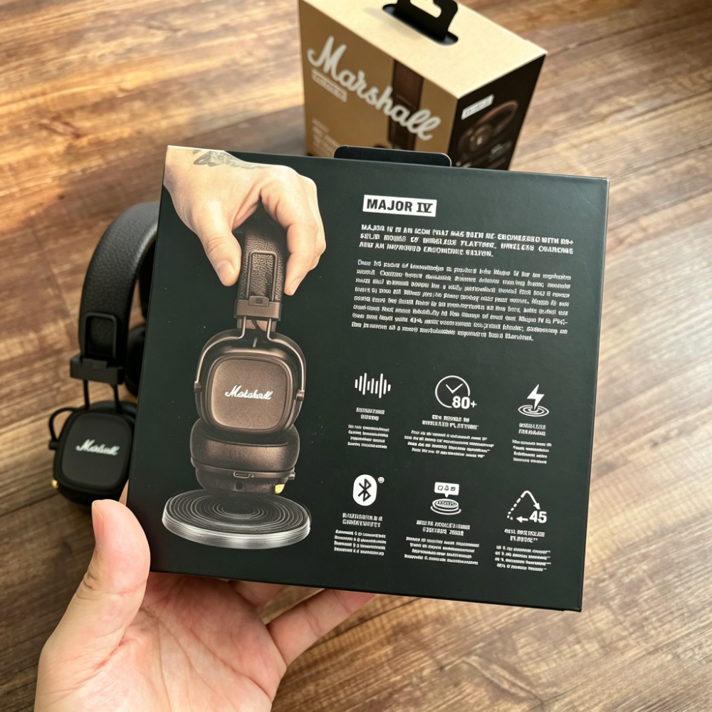 Marshall Major IV On Ear Headp - Bluetooth Headset On Ear reseña y precio